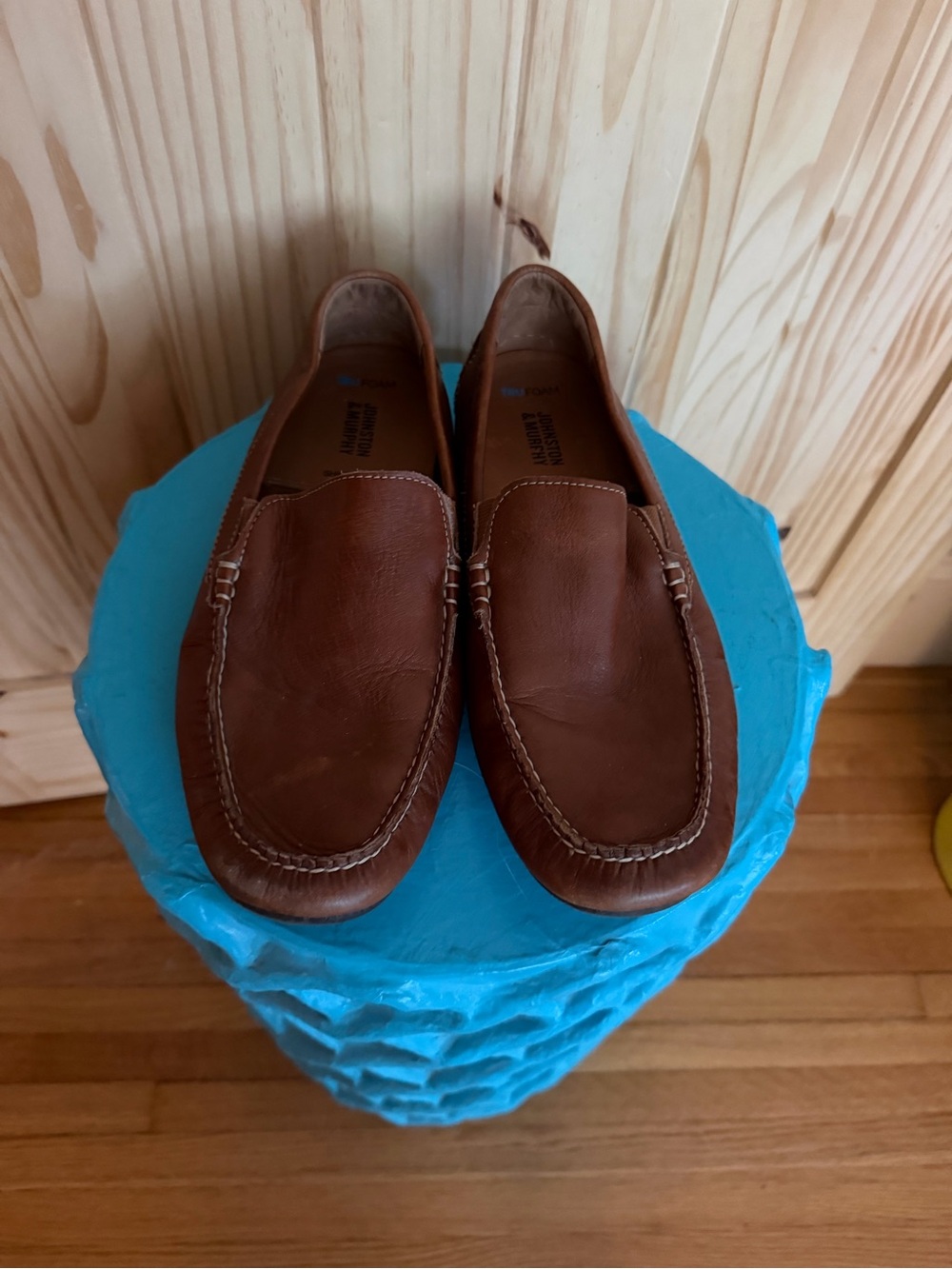 Men's Johnson & Murphy Brown Leather Slip-On Loafers